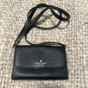 Black Kate Spade Cross Body Clutch